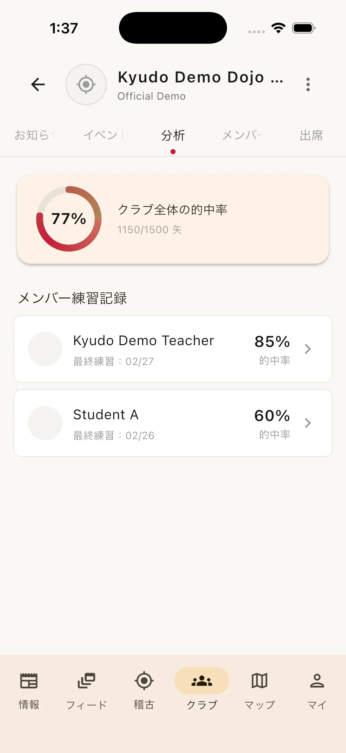 道場管理